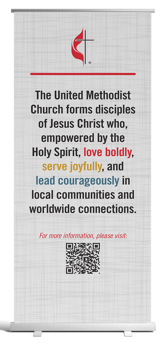 Polyester roll up banner with stand