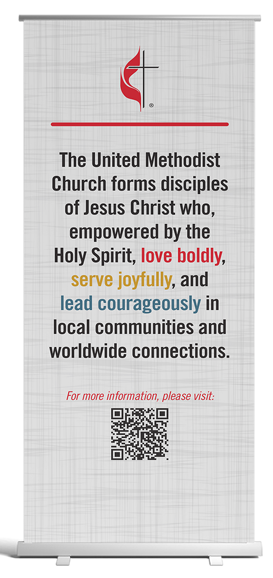 Polyester roll up banner with stand